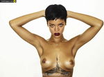 rihanna fap titten nackt nipples Photo